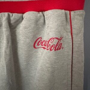 NWT Coca Cola Gray and Red Sweatpants